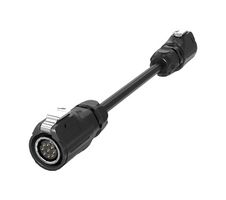AMPHENOL COMMUNICATIONS SOLUTIONS MRDBN09CBPC00 CABLE ASSY, 9P CIR RCPT-RCPT, 9.8FT