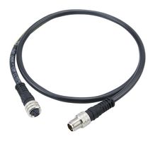 MOLEX 120087-0095 SENSOR CORD, 4P M8 PLUG-RCPT, 6.6