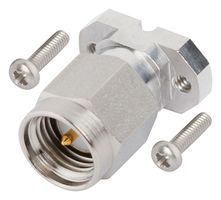 AMPHENOL SV MICROWAVE SF2911-60973-1S SMA PLUG CONN, 50 OHM, FLANGE, SCREW