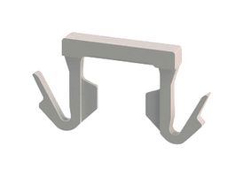 ESSENTRA COMPONENTS FCCE-9-01 CABLE CLAMP, PUSH IN, NYLON 6.6, NATURAL