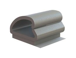 ESSENTRA COMPONENTS KKD-16-RT CABLE CLAMP, PVC, GREY, 25.4MM