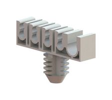 ESSENTRA COMPONENTS OFB-BH-9-19 CABLE CLAMP, NYLON 6.6, NATURAL, 25.2MM