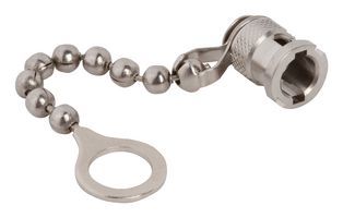 AMPHENOL RF 034-11294 CAP W/CHAIN, SS, HD BNC JACK CONNECTOR