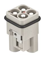 HARTING 09120033051 HEAVY DUTY INSERT, PLUG, 3+PE, 10MM2
