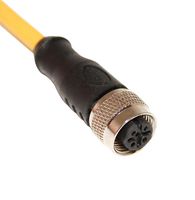 MUELLER ELECTRIC C4C10M004 M12 CORDSET, 4-POSITION FEMALE STRAIGHT TO OPEN END, 22 AWG, 4M 68AK2103