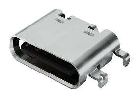 GCT USB4505-03-0-A USB CONN, 2.0 TYPE C, R/A RCPT, 16POS