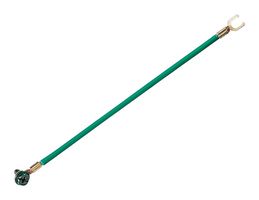 IDEAL 30-3385 GND CABLE, RING TONGUE-FORK TONGUE, 8"