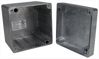 BUD INDUSTRIES AN-1309-A ENCLOSURE, WALL, ALUMINIUM, NATURAL