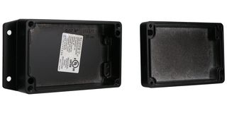BUD INDUSTRIES AN-2863-AB ENCLOSURE, WALL MOUNT, ALUMINIUM, BLACK