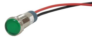 DIALIGHT 656-1205-303F. LED INDICATOR, PANEL, 12.7MM, GRN, 120V