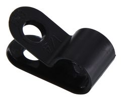 ABB - THOMAS & BETTS N4NY-004-0-C CABLE CLAMP, NYLON 6.6, 0.25", BLACK