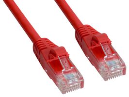 AMPHENOL CABLES ON DEMAND MP-5ERJ45UNNR-014 PATCH CABLE, RJ45 PLUG, 14 , RED