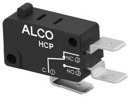 TE CONNECTIVITY - ALCOSWITCH HCP10DTE0S04. MICROSWITCH, SPDT, 10A, 250VAC