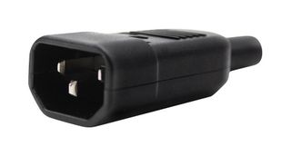 IO AUDIO TECHNOLOGIES IO-C14 CONN, IEC C14 INLET, 10A/250VAC, CABLE
