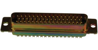 ITT CANNON DDMM50P D SUB CONNECTOR, STANDARD, 50 POSITION,