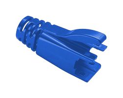 STEWART CONNECTOR 450-015 STRAIN RELIEF BOOT, THERMOPLASTIC, BLU