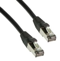 AMPHENOL CABLES ON DEMAND MP-CAT8STPBLK-065 PATCH CABLE, 8P8C, RJ45 PLUG-PLUG, 65