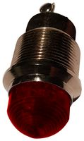 DIALIGHT 630-3503-304F PANEL INDICATOR, RED, 1.18", 12VDC