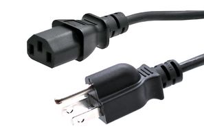 BEL PC-ABK006F POWER CORD, NEMA 5-15P-IEC 320 C13, 6FT