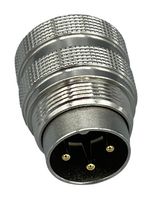 NORCOMP 878-003-103RLS1 CIRCULAR CONNECTOR, PLUG, 3POS, SOLDER