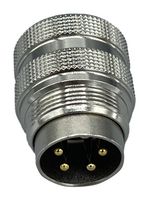 NORCOMP 878-004-103RLS1 CIRCULAR CONNECTOR, PLUG, 4POS, SOLDER
