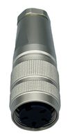 NORCOMP 878-004-203RKT1 CIRCULAR CONNECTOR, RCPT, 4POS, SOLDER