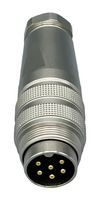 NORCOMP 878-008-103RKT1 CIRCULAR CONNECTOR, PLUG, 8POS, SOLDER
