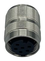 NORCOMP 878-008-203RLS1 CIRCULAR CONNECTOR, RCPT, 8POS, SOLDER