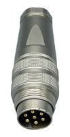 NORCOMP 878-05B-103RKT1 CIRCULAR CONNECTOR, PLUG, 5POS, SOLDER