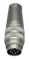 NORCOMP 878-07B-103RKT1 CIRCULAR CONNECTOR, PLUG, 7POS, SOLDER
