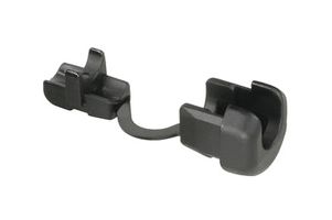 ESSENTRA COMPONENTS SRB-F-6 GROMMET, NYLON 6.6, 11MM, BLACK