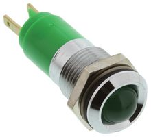 WAMCO WL-192A0351 PANEL MOUNT INDICATOR, LED, 14MM, GREEN,