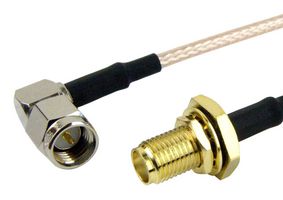 FAIRVIEW MICROWAVE FMC0412315-12 CBL ASSY, R/A SMA PLUG-SMA BLKHD JACK