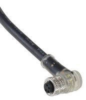 BULGIN LIMITED PXPPNP08RAF04ACL100PVC. SENSOR CORD, 4P M8 RCPT-FREE END, 32.8FT