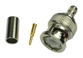 AMPHENOL RF 112120 CONNECTOR, BNC, PLUG, 50 OHM, CABLE