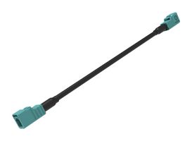 AMPHENOL RF 095FJZFJZSH-012. RF COAX CABLE, FAKRA JACK-JACK, 12"