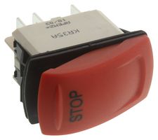 APEM KR353AKXXA16N06XXXX ROCKER SWITCH, SPDT, 10A, 24VDC, PANEL