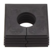WEIDMULLER 2583830000. CABLE GROMMET, OPEN, TPE, BLACK