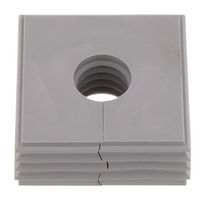 WEIDMULLER 2584510000. CABLE GROMMET, OPEN, TPE, GREY