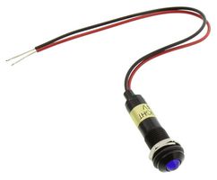 DIALIGHT 679-1425-344F PANEL INDICATOR, 9.5MM, BLUE, 24VDC
