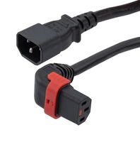 L-COM C13LPUC14-15-6F POWER CORD, IEC C14-R/A IEC C13, 6 , 15A