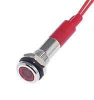 MALLORY FL1M-6FW-1-R24V LED RED 6MM NUT 24VAC/DC STK £
