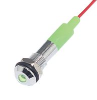 MALLORY SONALERT FL1M-6SW-1-G3V LED GRN 6MM NUT 3VAC/DC STK £