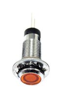 MALLORY SONALERT FL1M-8FJ-2-Y110V LED YEL 8MM NUT 110VAC/DC UL STK £