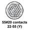 CINCH CONNECTIVITY SOLUTIONS CN0966B22S55S7Y140