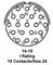 AMPHENOL INDUSTRIAL PT08E-14-19P(SR).