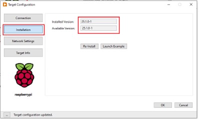 installed version